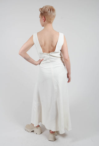 Fedra Flared Dress in Sea Salt