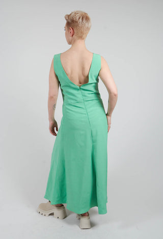 Fedra Flared Dress in Seafoam