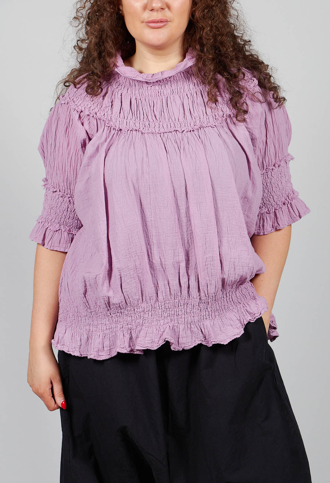 Feminatur Shirt in Perlmutt