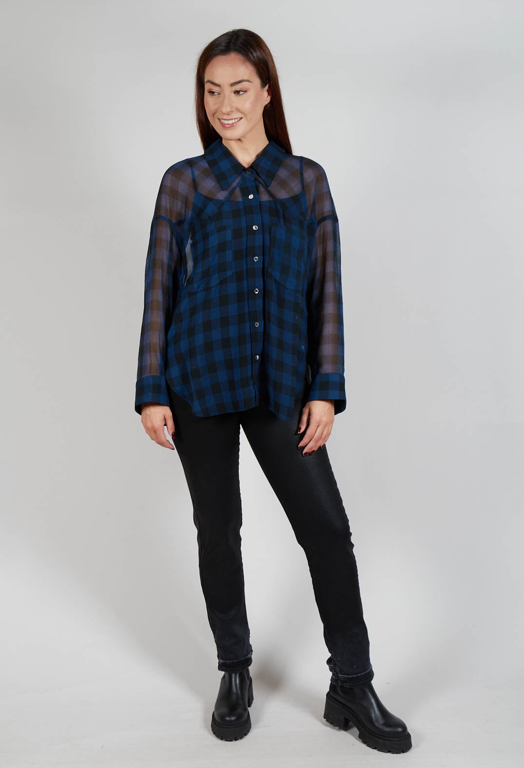 Fetching Shirt in Blue Check