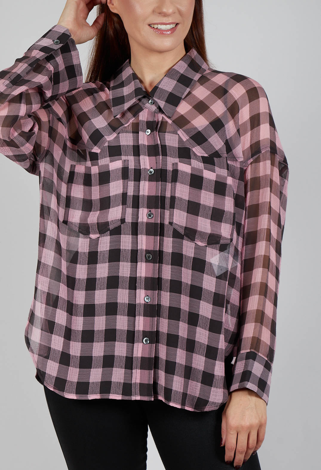 Fetching Shirt in Pink Check