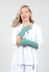 Fingerless Gloves in Turquoise