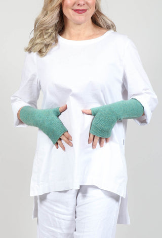 Fingerless Gloves in Turquoise