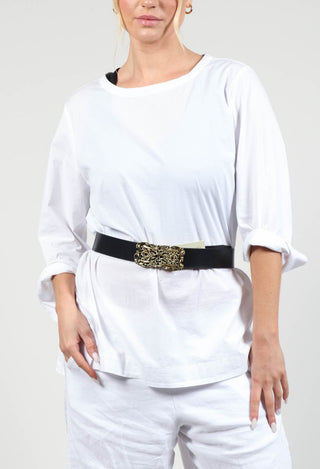 Fiore Belt in Black