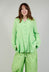 Flared Hem Tailored Jacket in Lime
