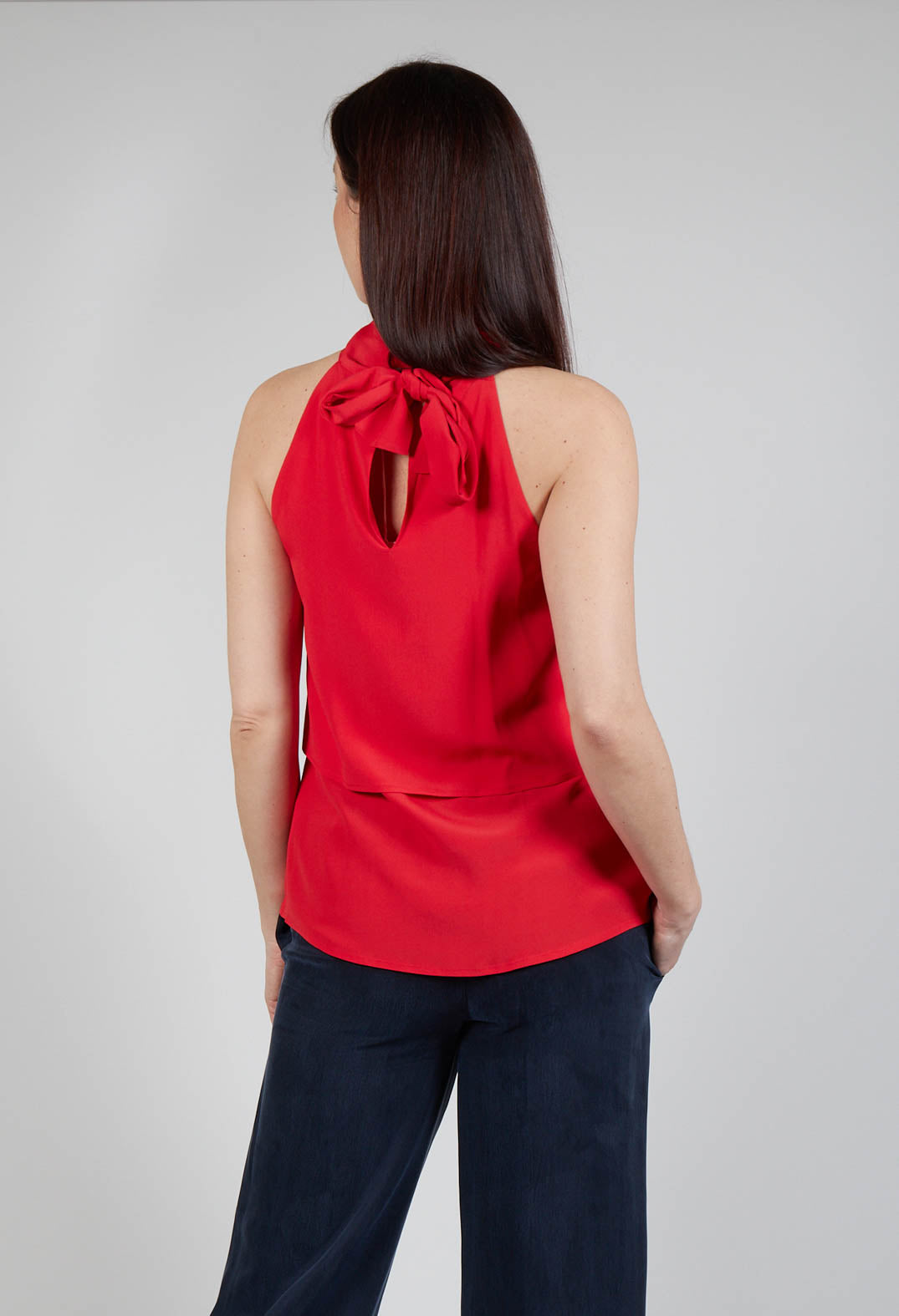 Flounce Top in Red