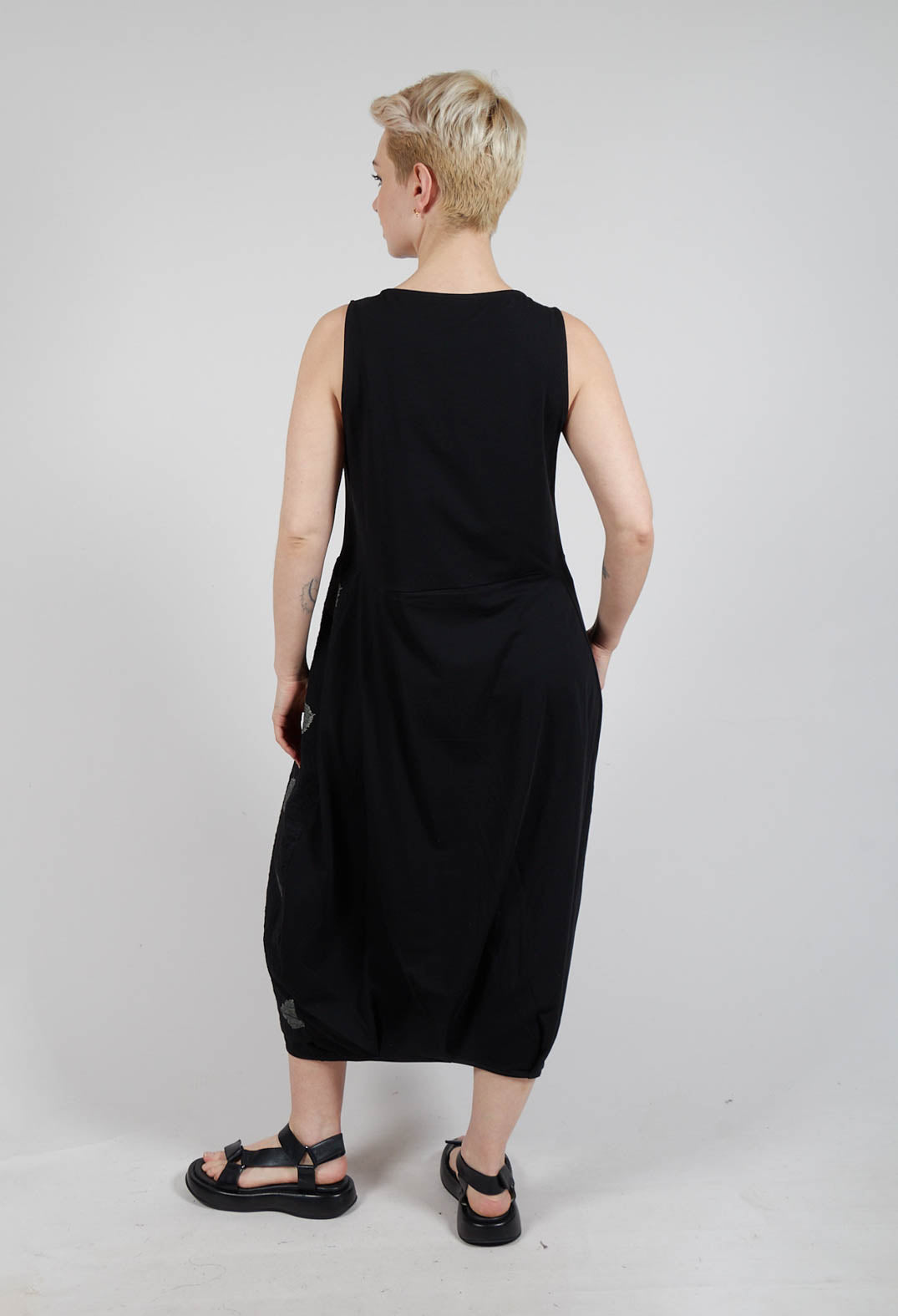 Folle Dress in Nero