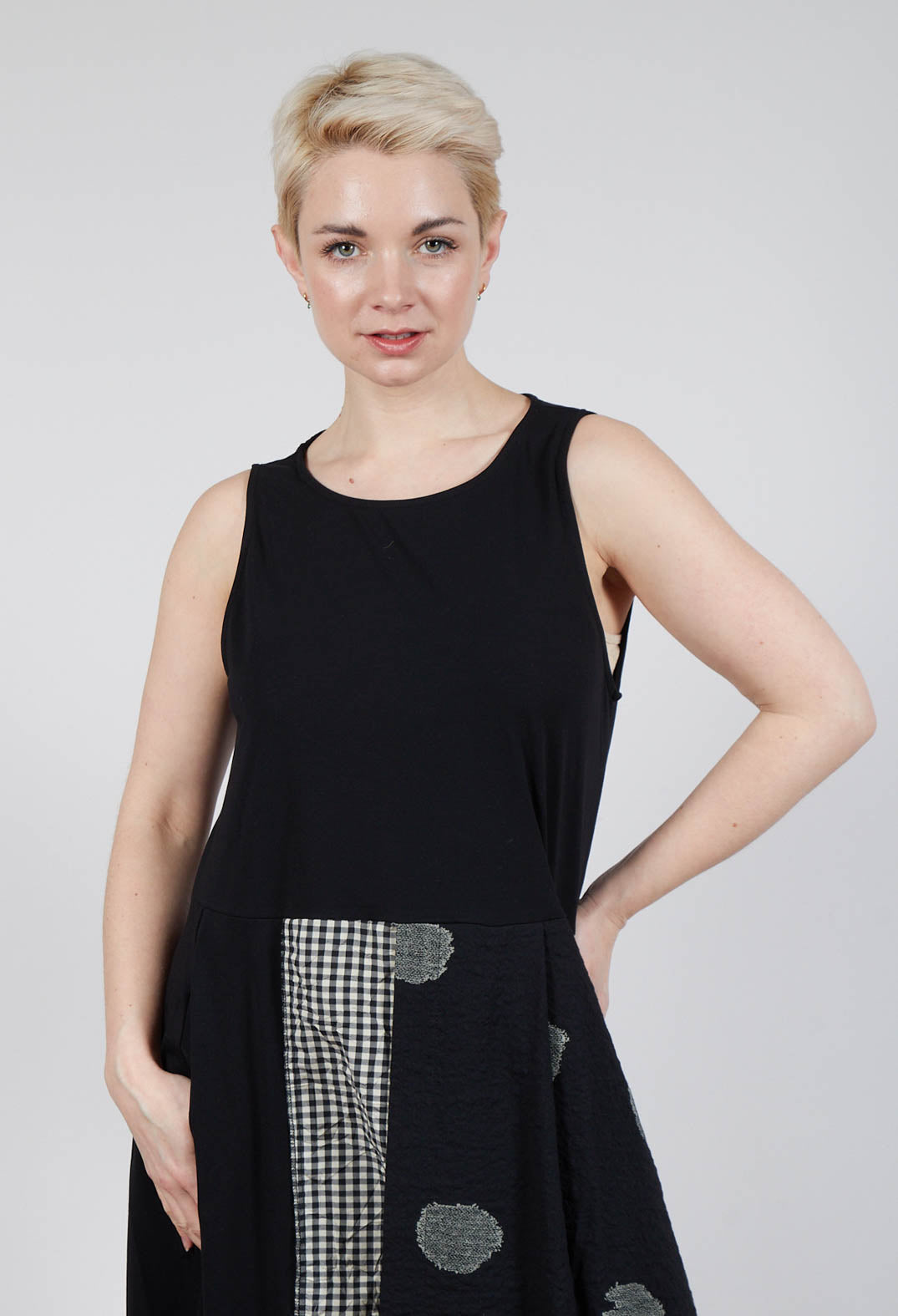 Folle Dress in Nero