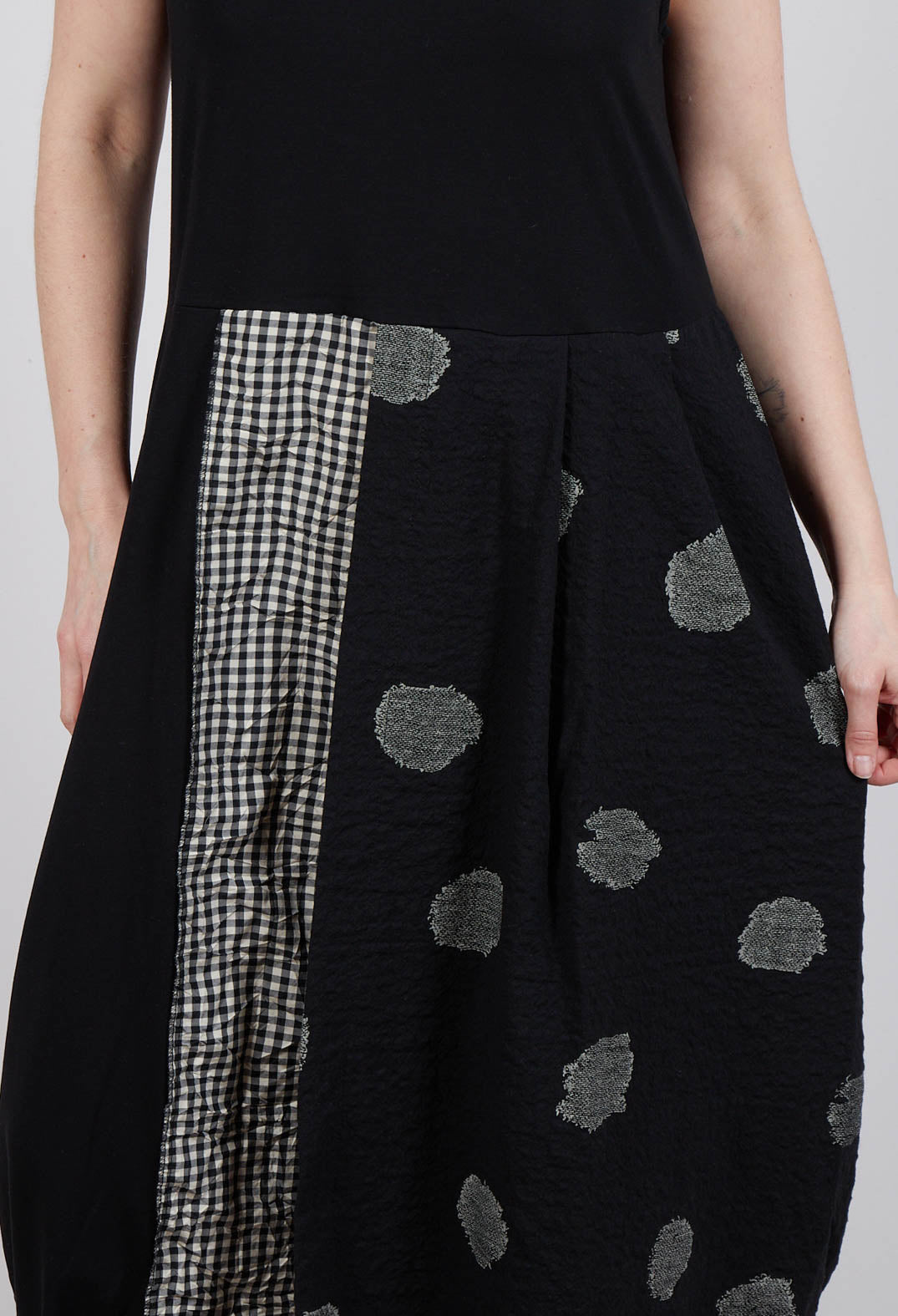 Folle Dress in Nero