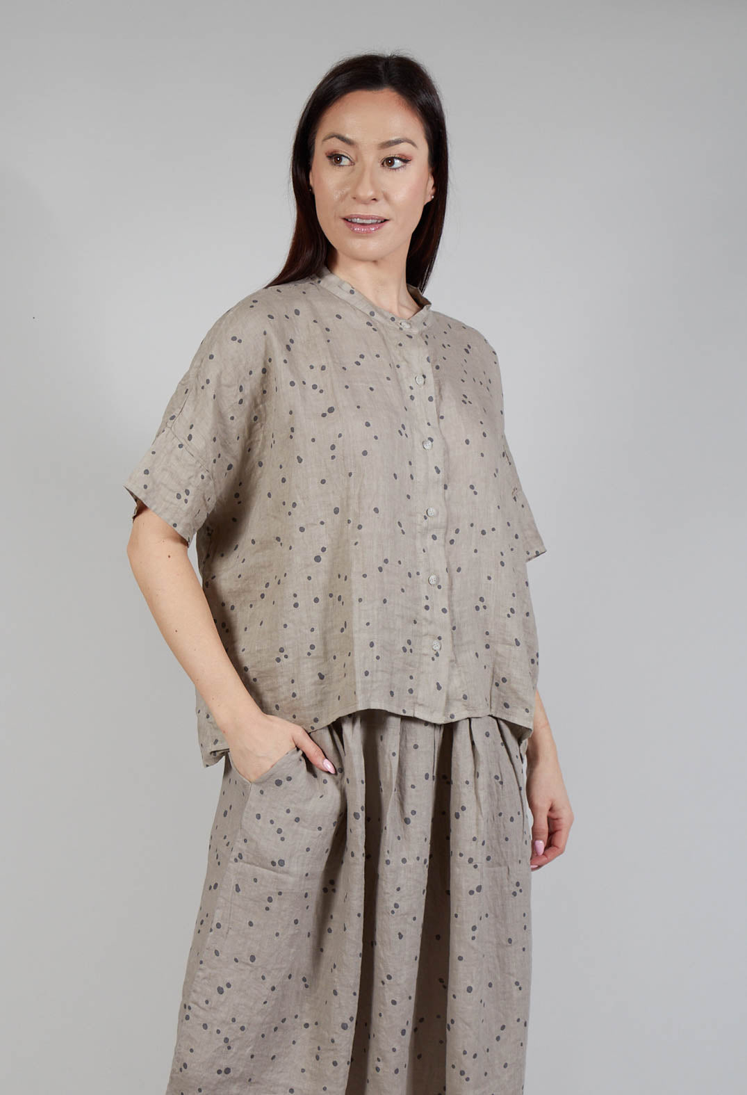Frida Ls Shirt In Carbone