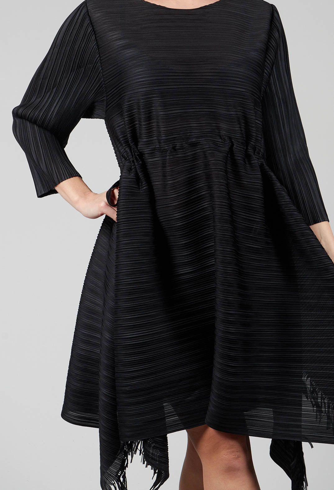 Fringe Dress in Black