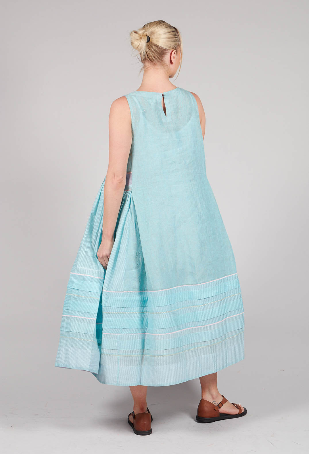 Fyodor Dress in Chalky Blue