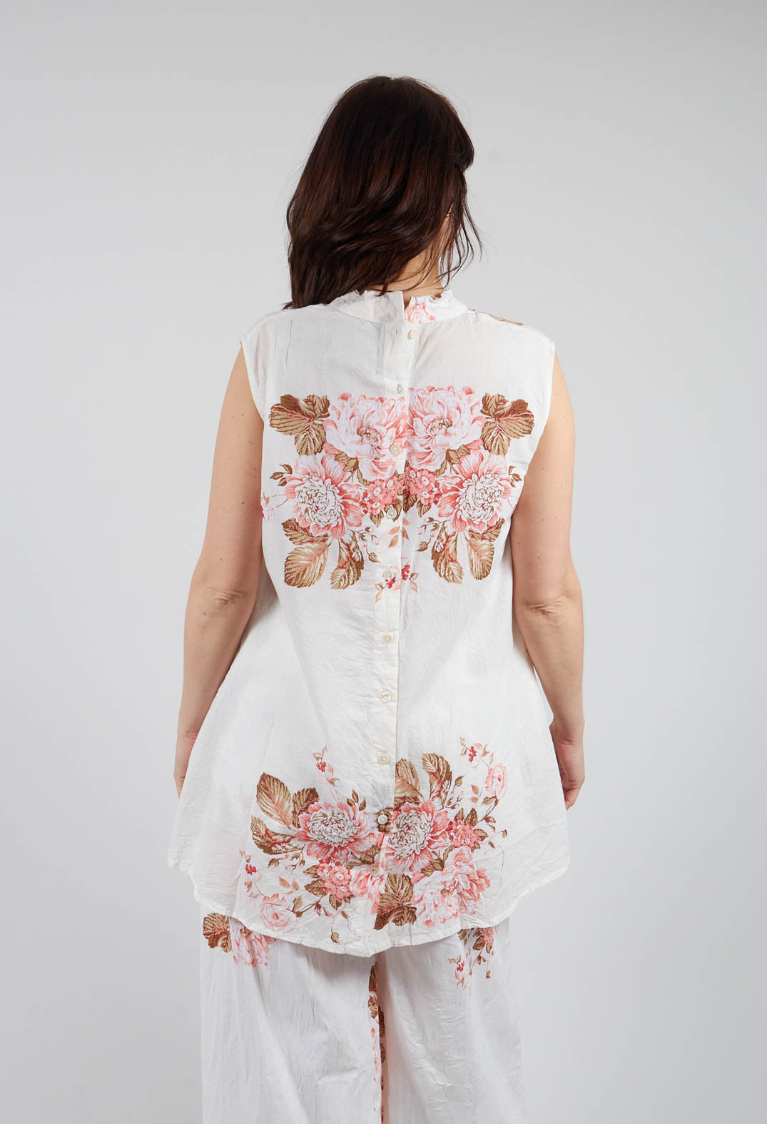 Gabin Tunic in Cotton Fleurs