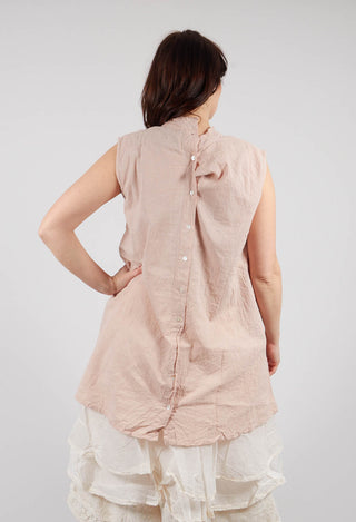 Gabin Tunic in Cotton Raye Rose