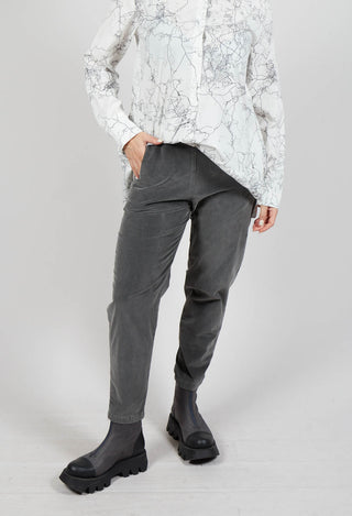 Geishan Long Trousers in Anthra