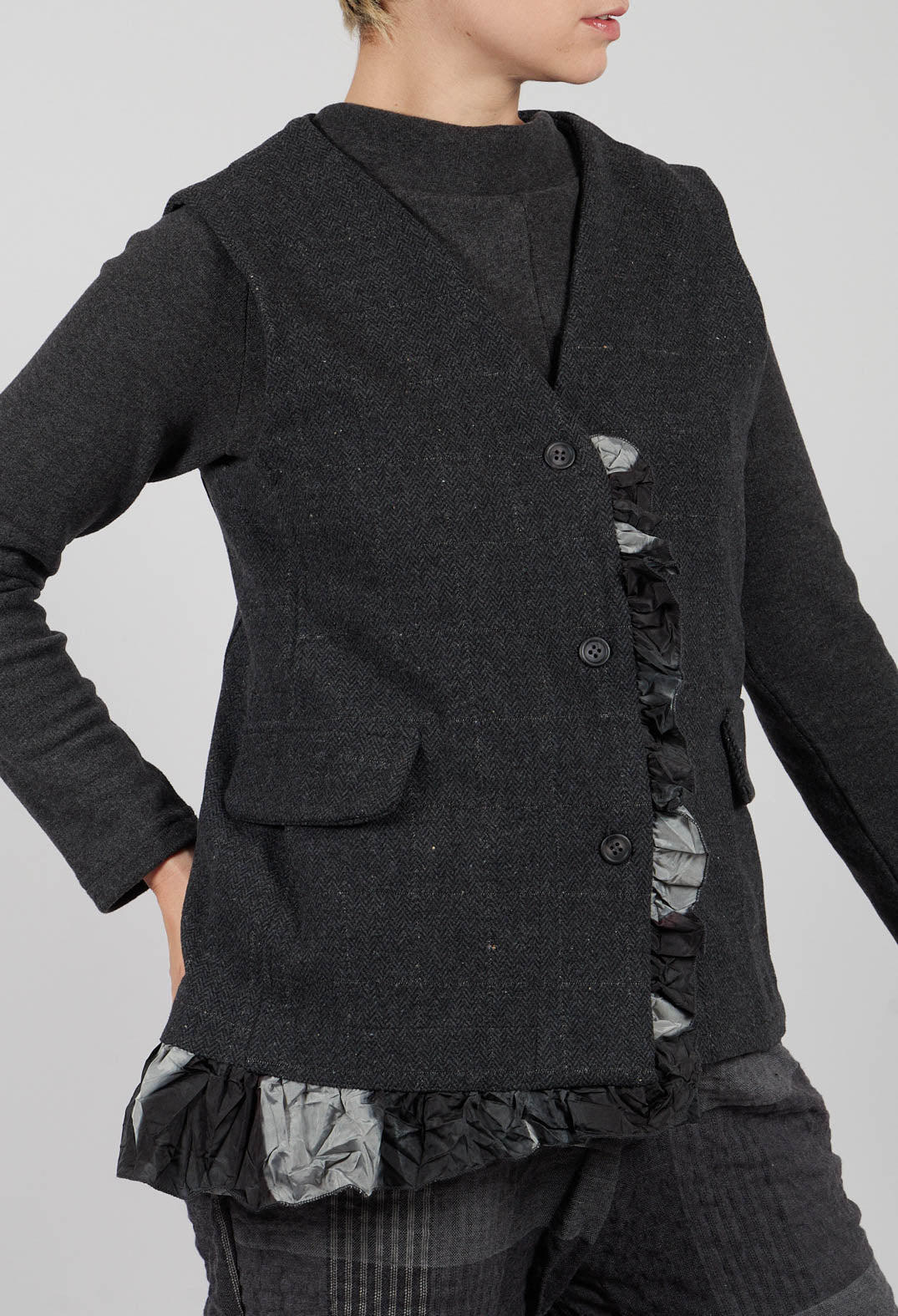 Gevda JQ Waistcoat in Antracite