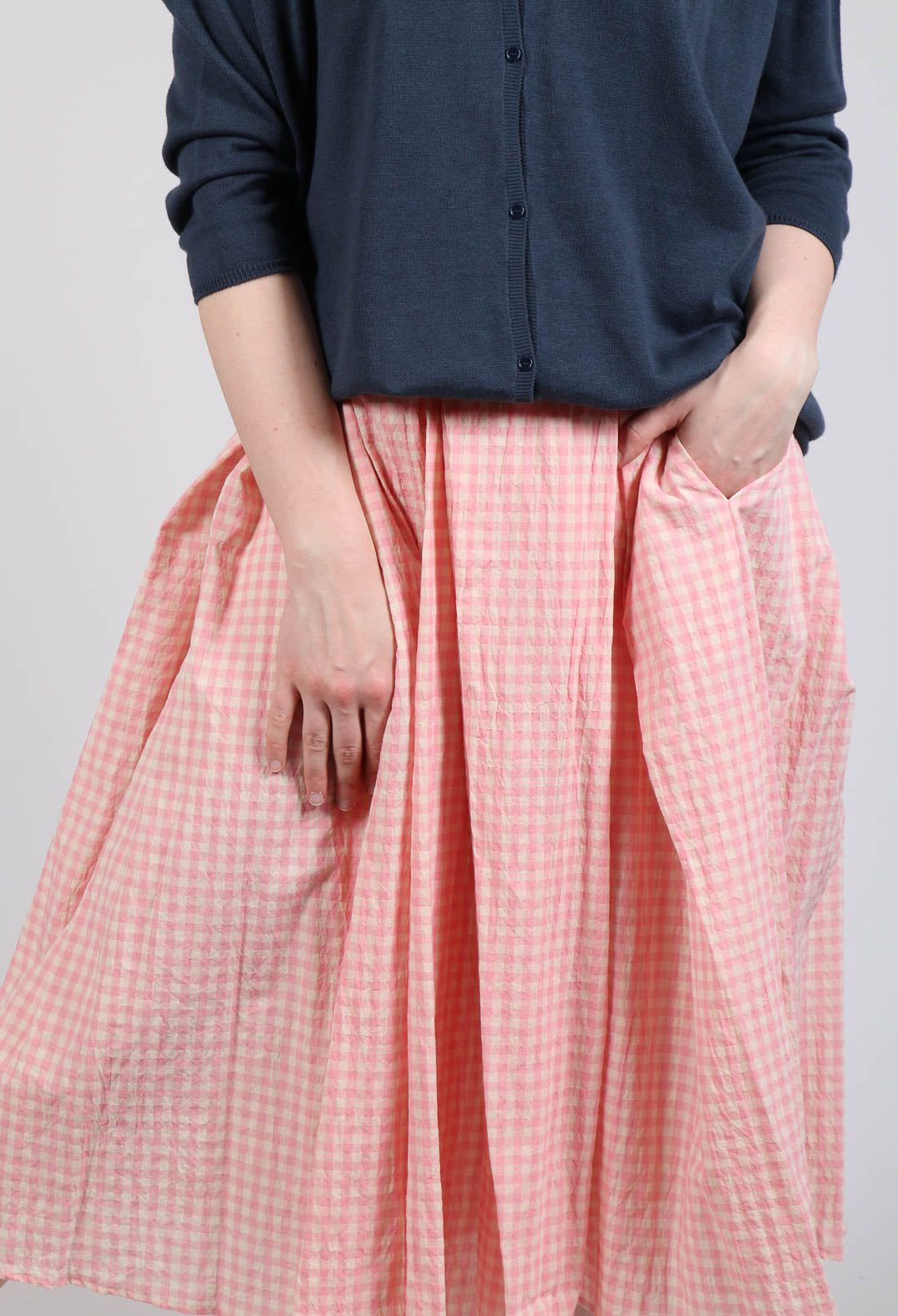Gingham Skirt in Pink