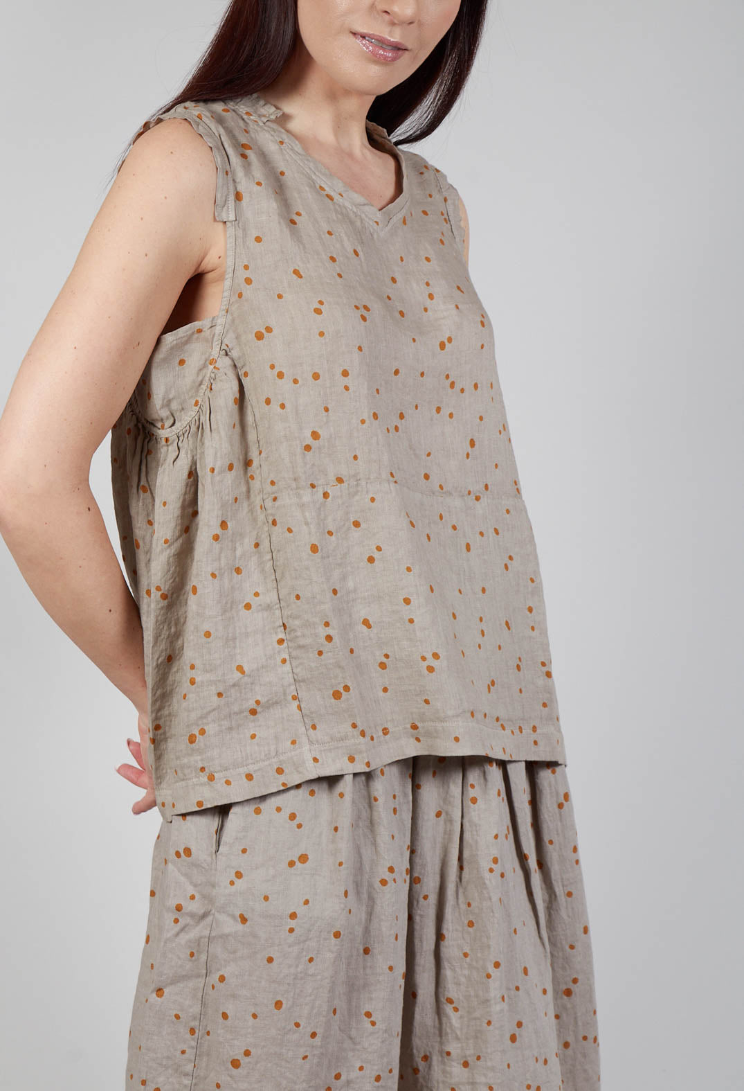 Giove Ls Shirt In Ambra