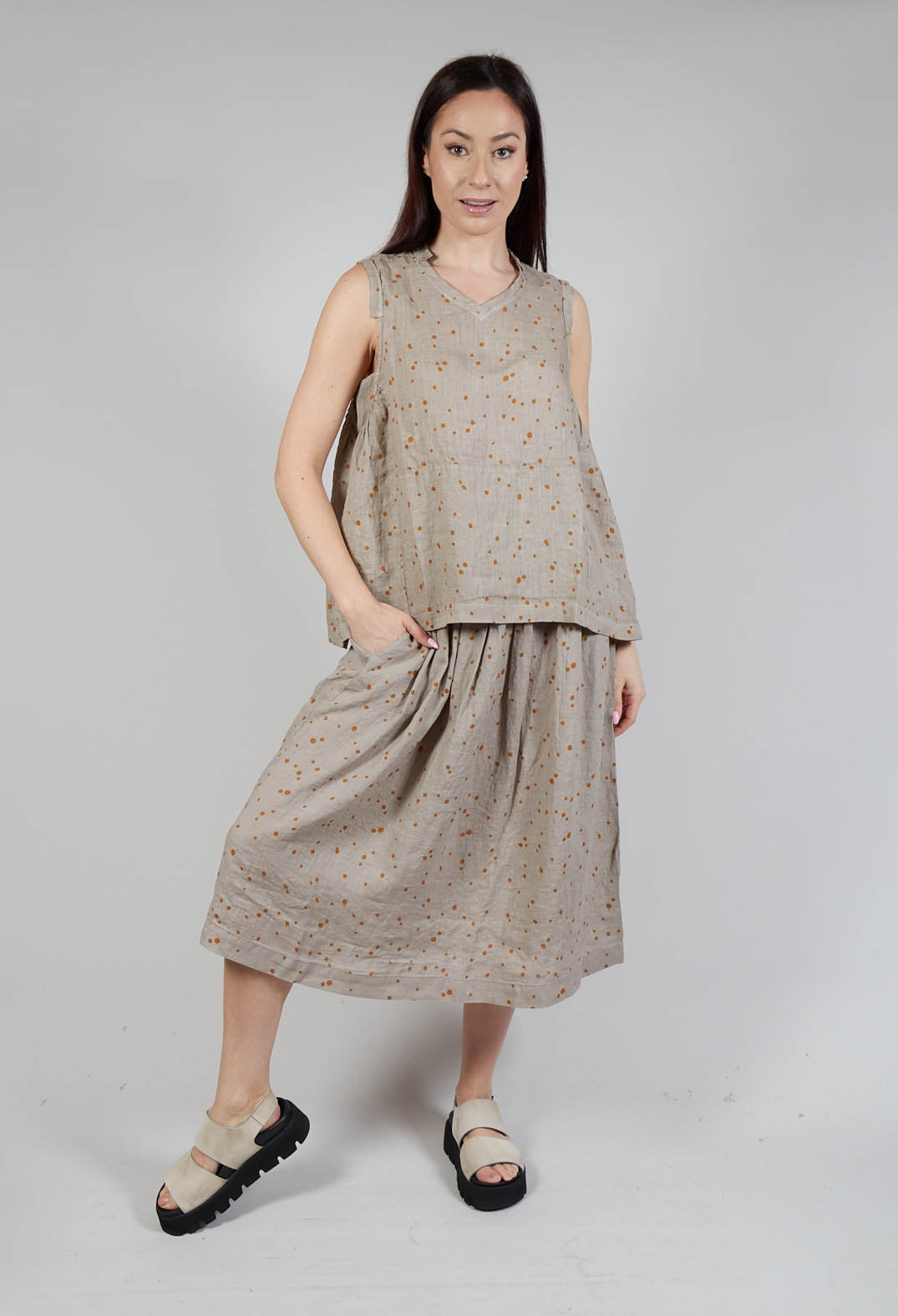 Giove Ls Shirt In Ambra