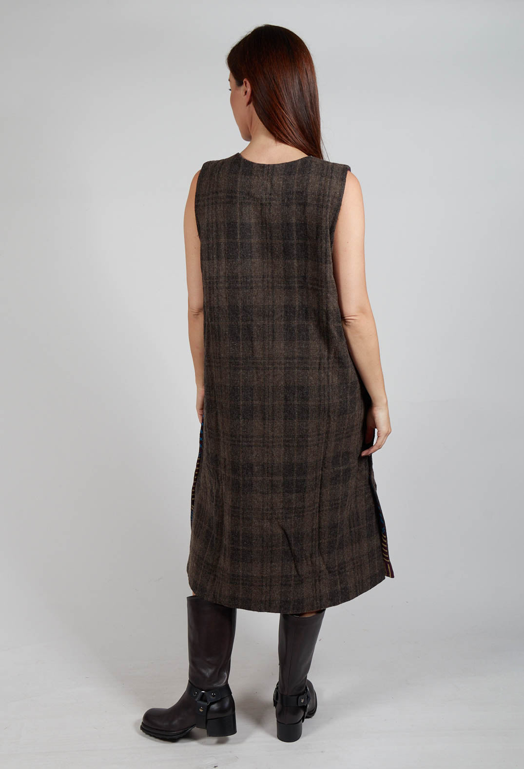 Gray Dress in Brown