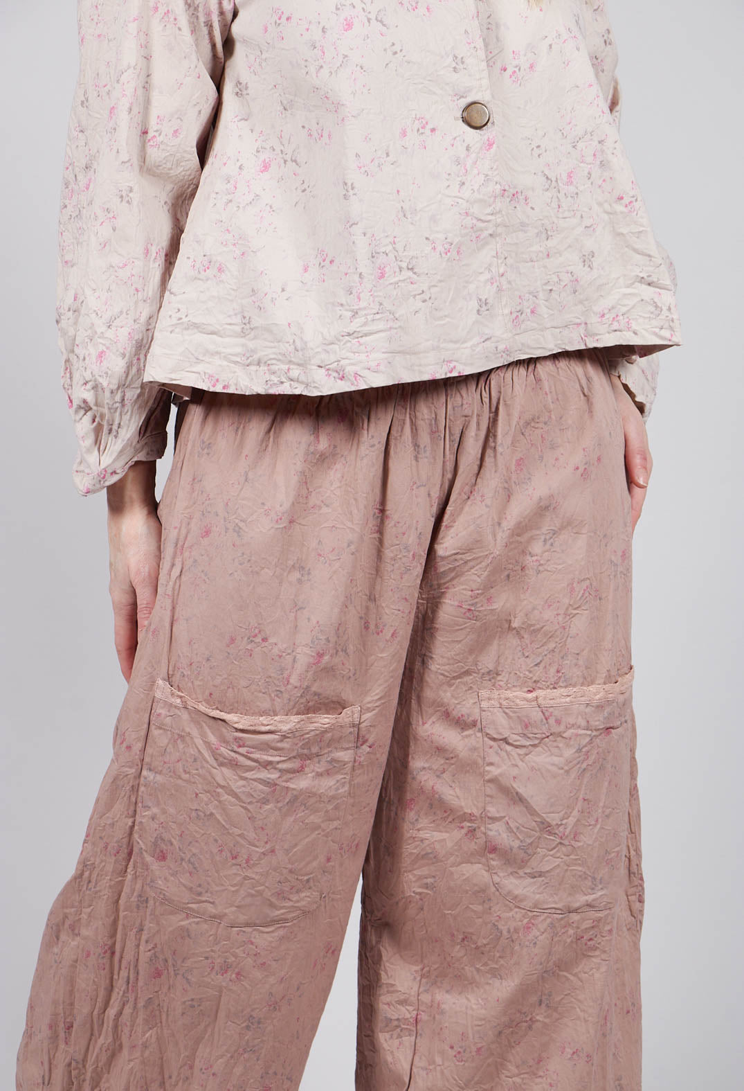 Gus Trousers in Liberty Pink Print