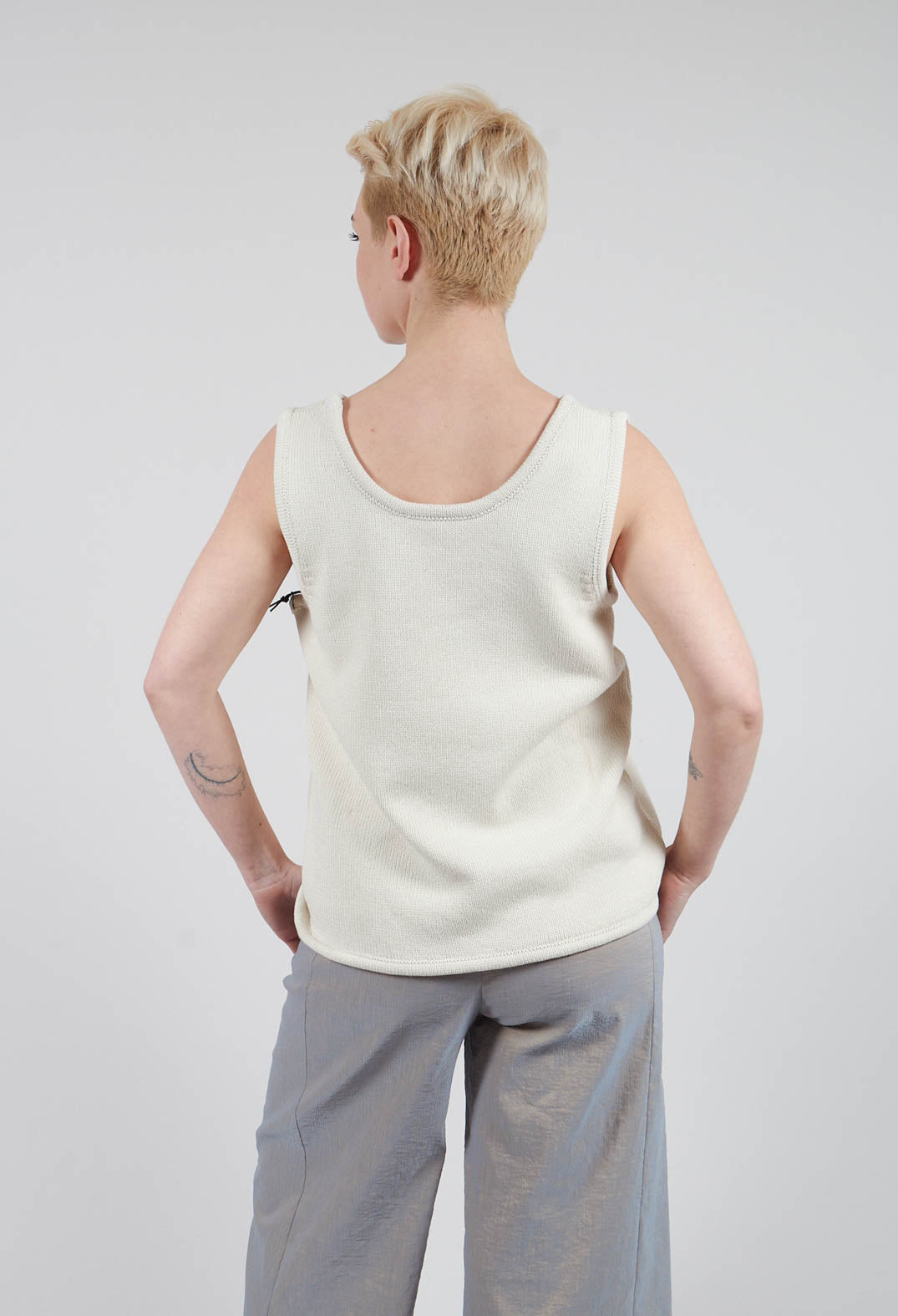 Hal Knit Top in Off White