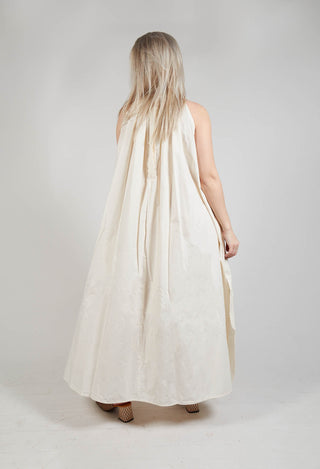 Halterneck Dress in Cream