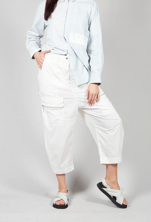 Haro Trouser In Off White