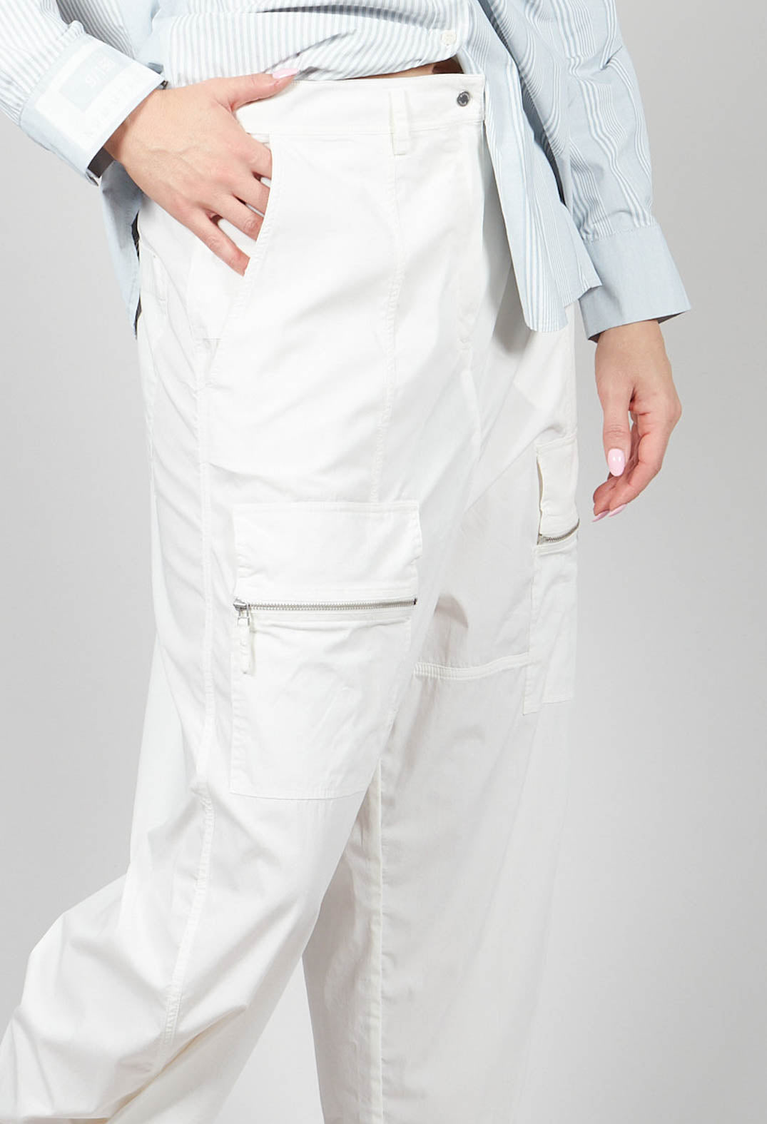 Haro Trouser In Off White