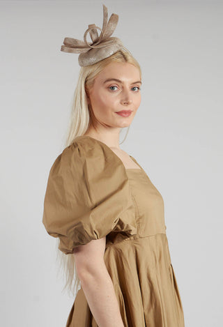 Headband Fascinator in Almond