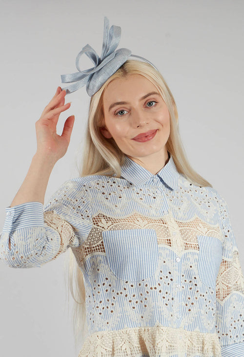 Headband Fascinator in Bluebell