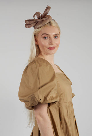 Headband Fascinator in Coffee
