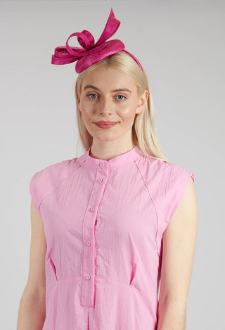 Headband Fascinator in Magenta
