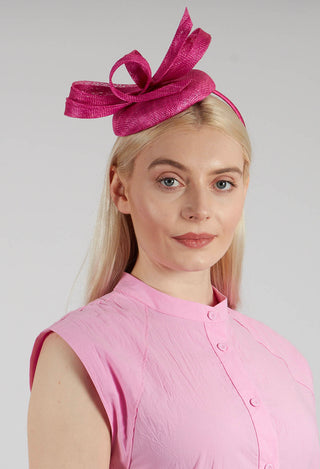 Headband Fascinator in Magenta