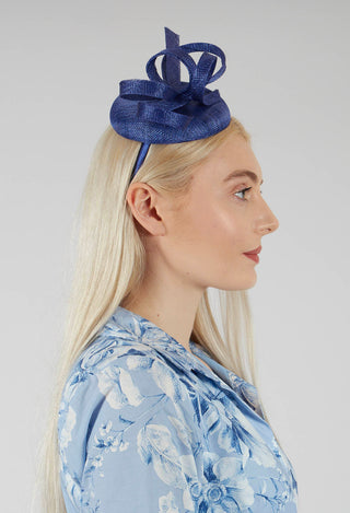 Headband Fascinator in Marine