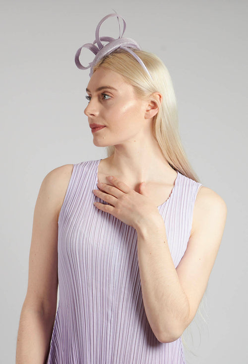 Headband Fascinator in Wisteria
