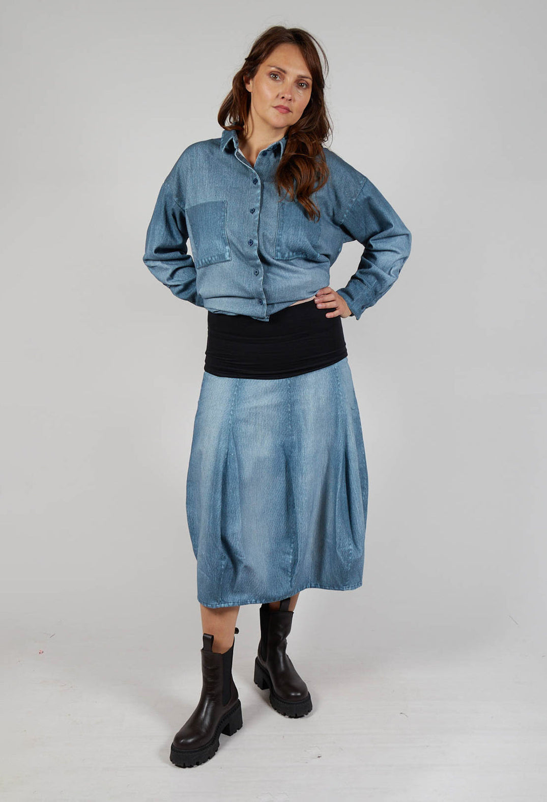 Helke Skirt in Denim