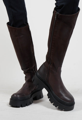 High Boots in Gasoline Moro