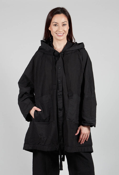 Hooded Parka CC in Black