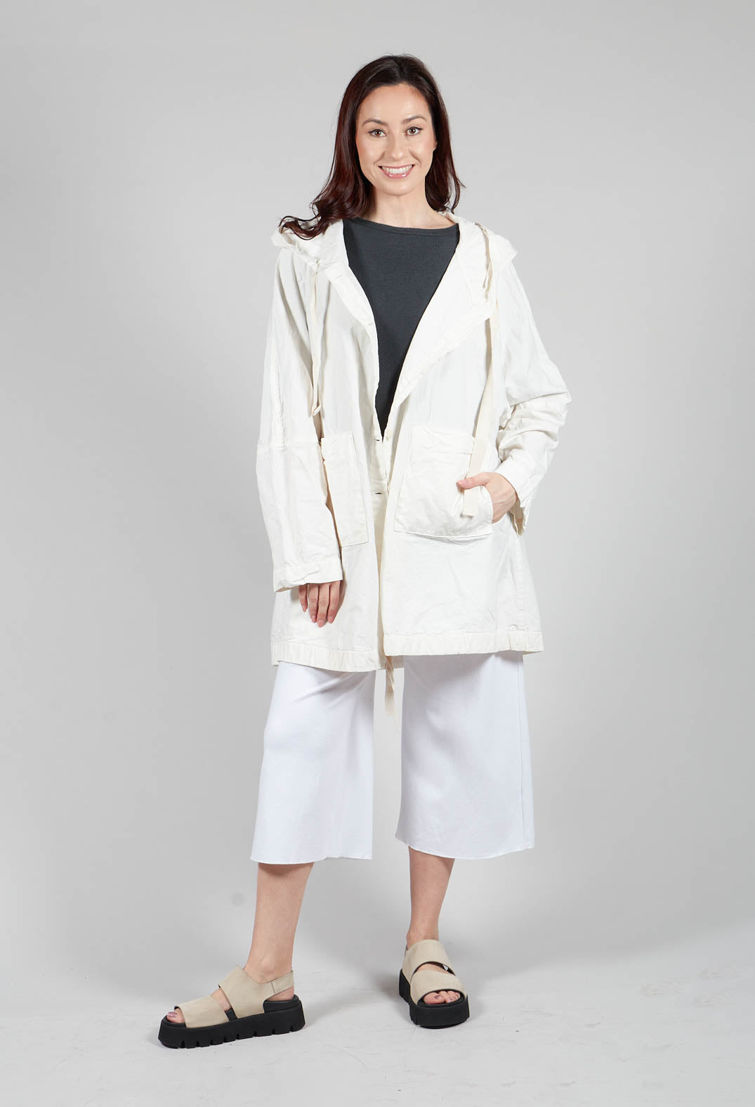 Hooded Parka CC in Milk – Olivia May Hooded Parka CC in Milk – Olivia May