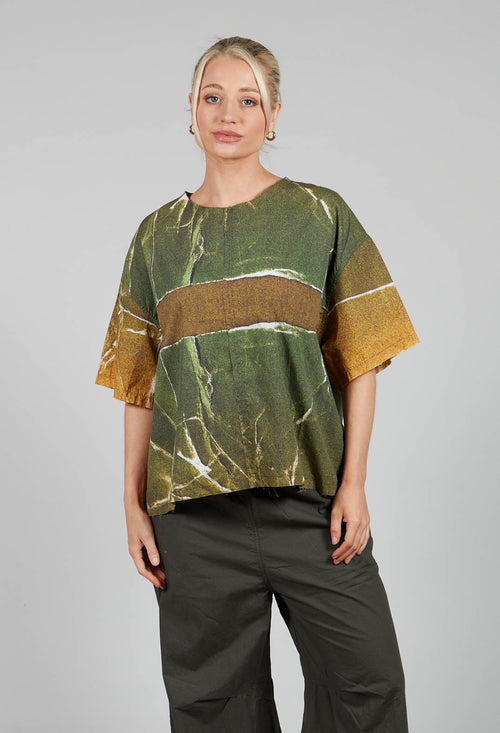 Huir Top in Avocado Green