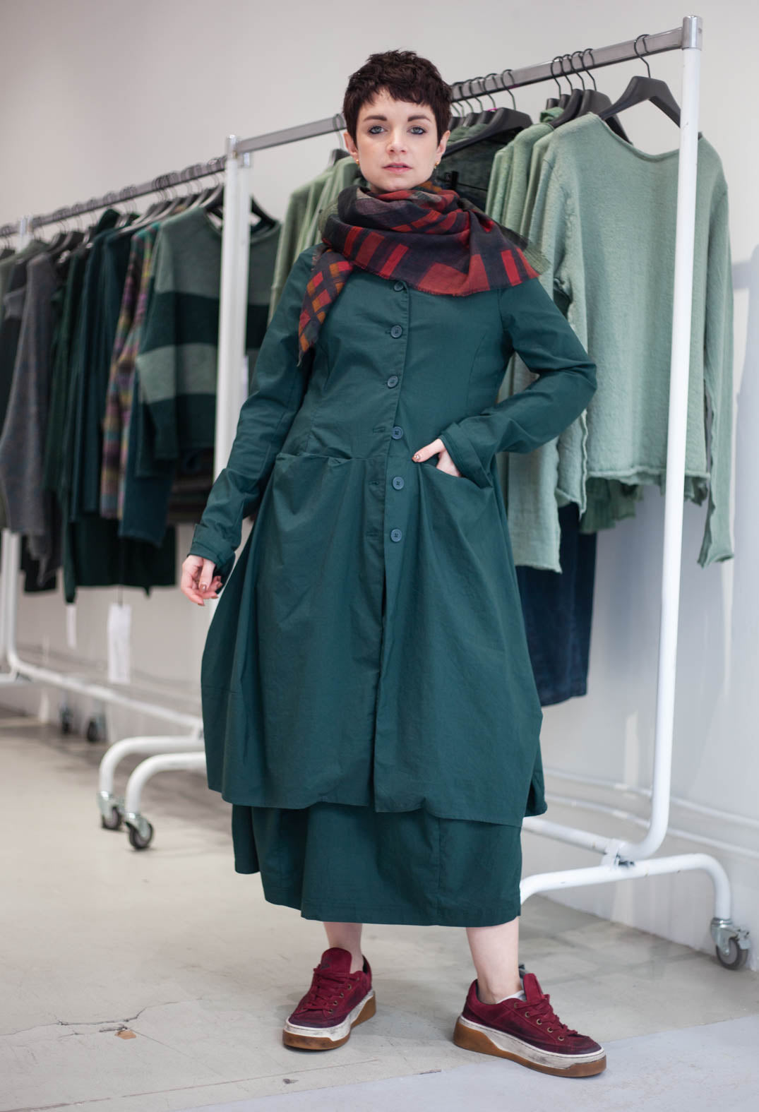 PRE-ORDER - Tulip Skirt in Forest - 3630309