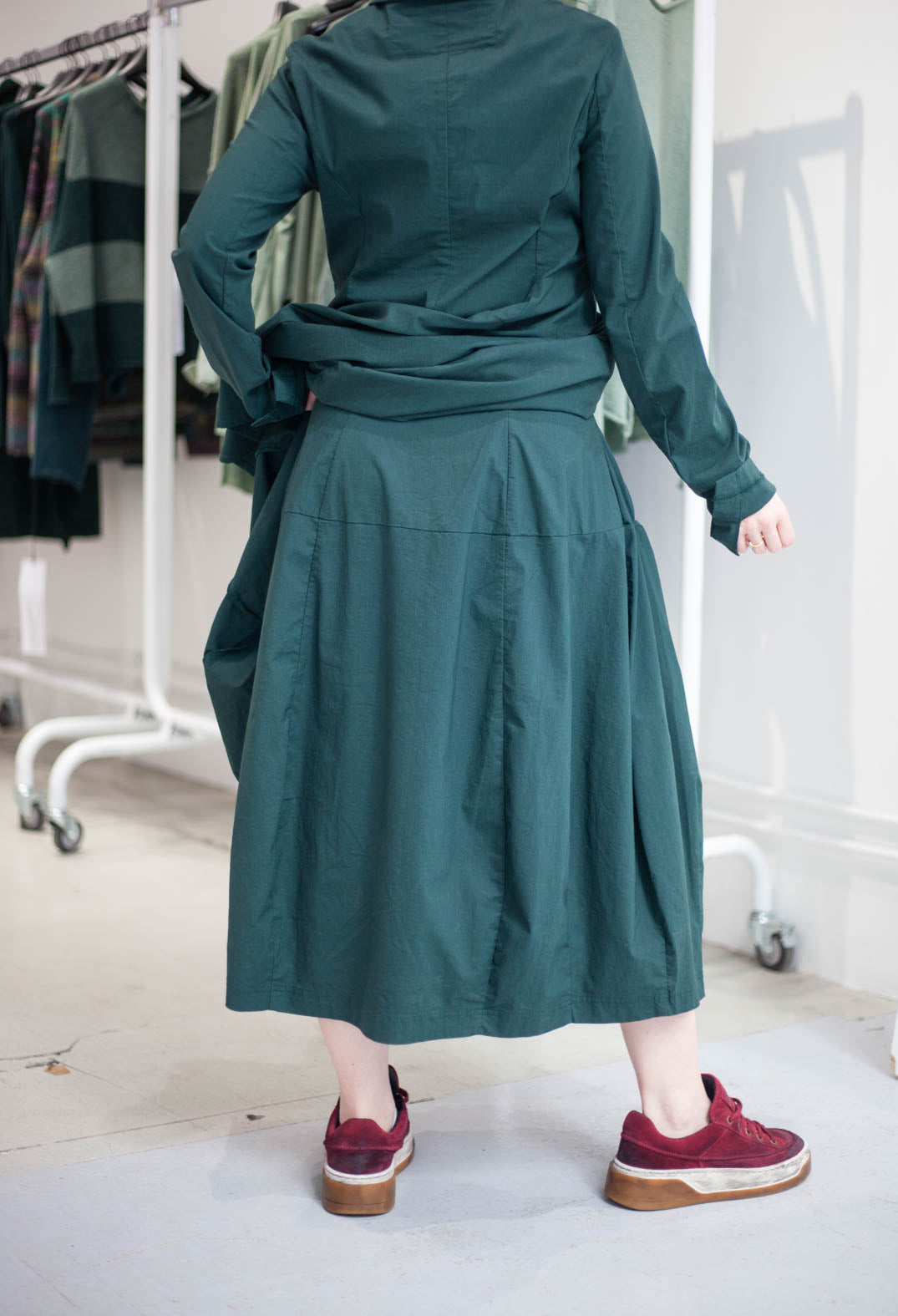 PRE-ORDER - Tulip Skirt in Forest - 3630309