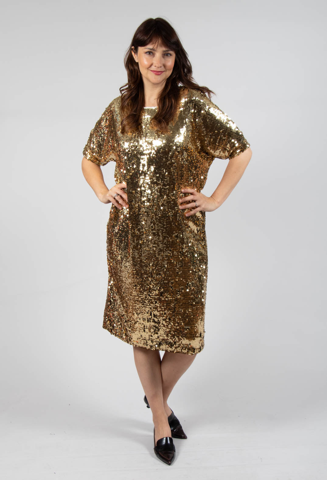 Djamila Dress in Gold