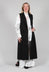 Longline Waistcoat in Black