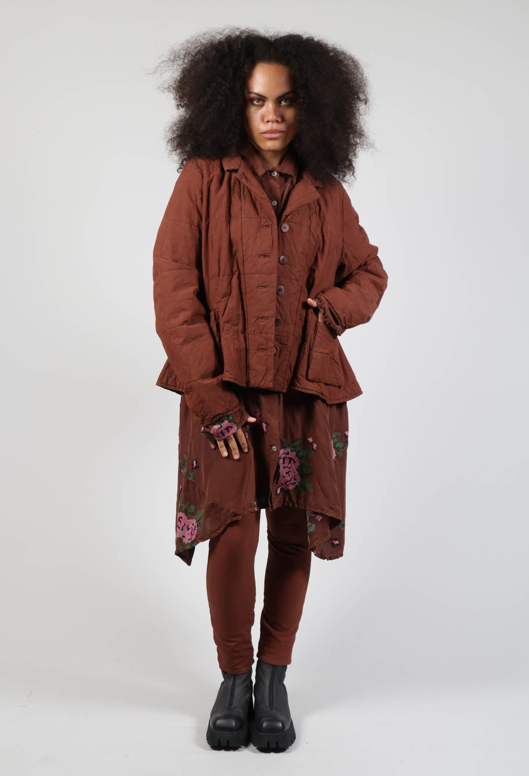 Hesidiot Trousers in Mudcloth