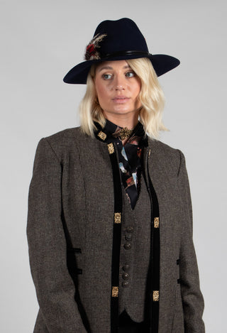 Tuileries Hat in Navy