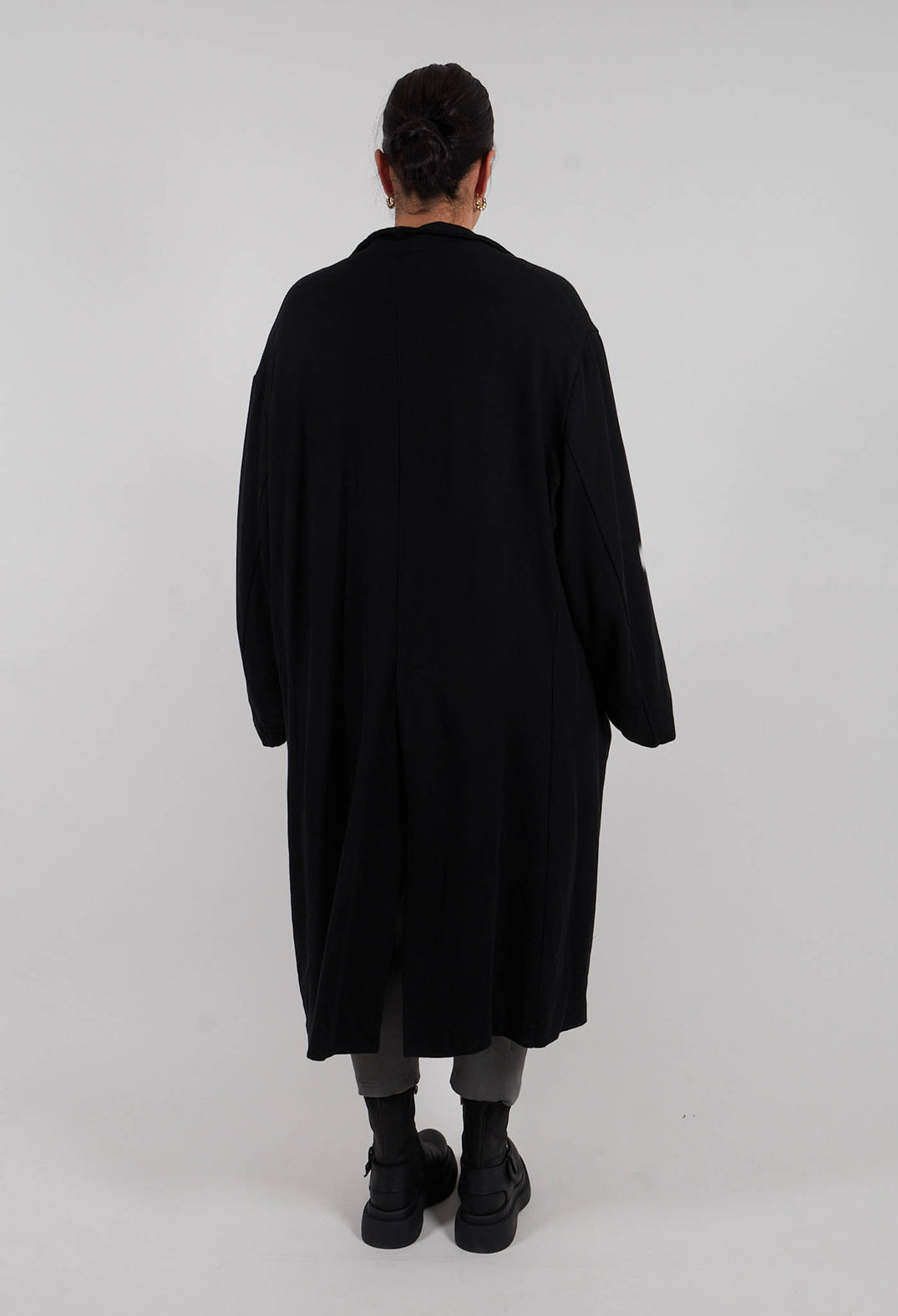 Donso Long Jacket in Black