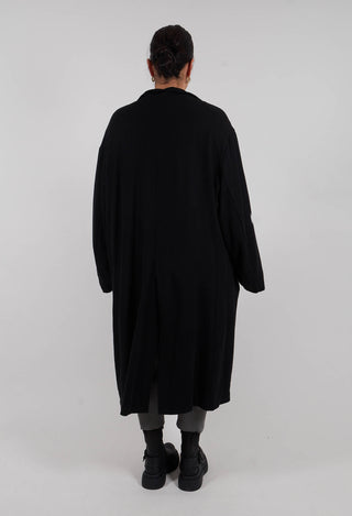 Donso Long Jacket in Black