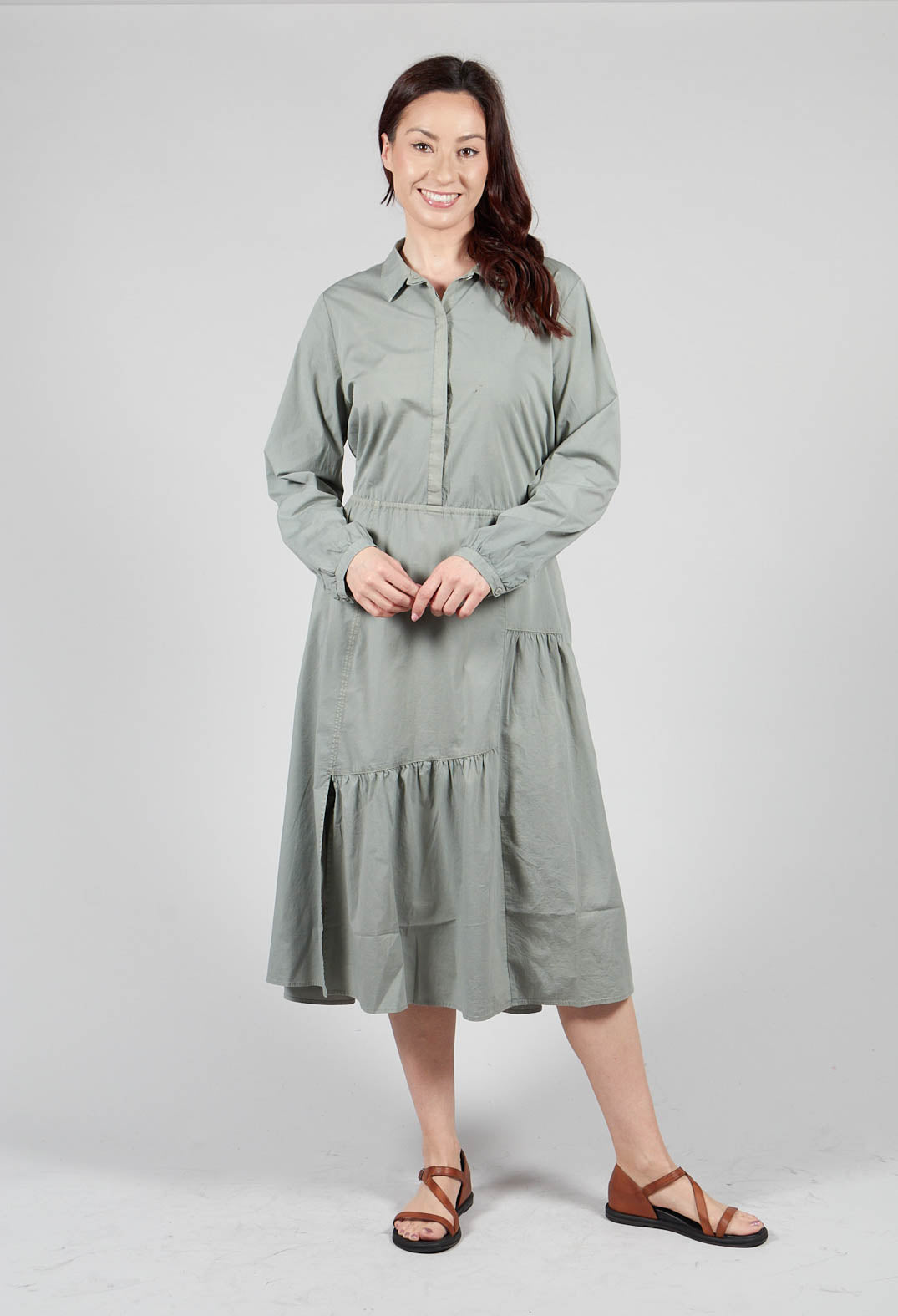 Imeko Dress in Eucalyptus